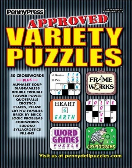 Approved Variety Puzzles Magazine