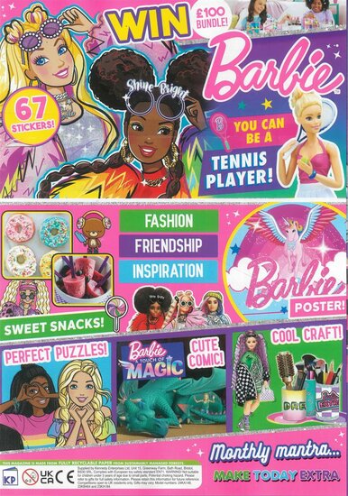 Barbie magazine free subscription online