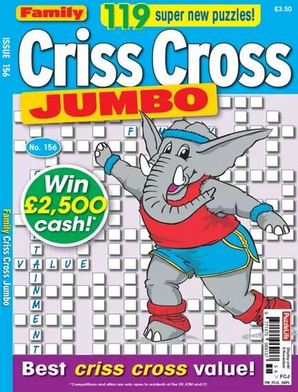 Family Criss Cross Jumbo Magazine