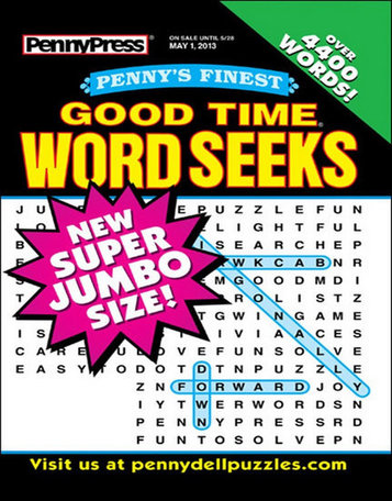 Penny's Finest Good Time Word Seeks Magazine