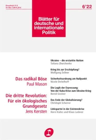 Blätter Für und Internationale Politik (German)