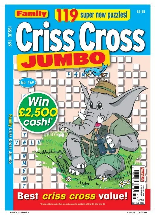 Family Criss Cross Jumbo Magazine