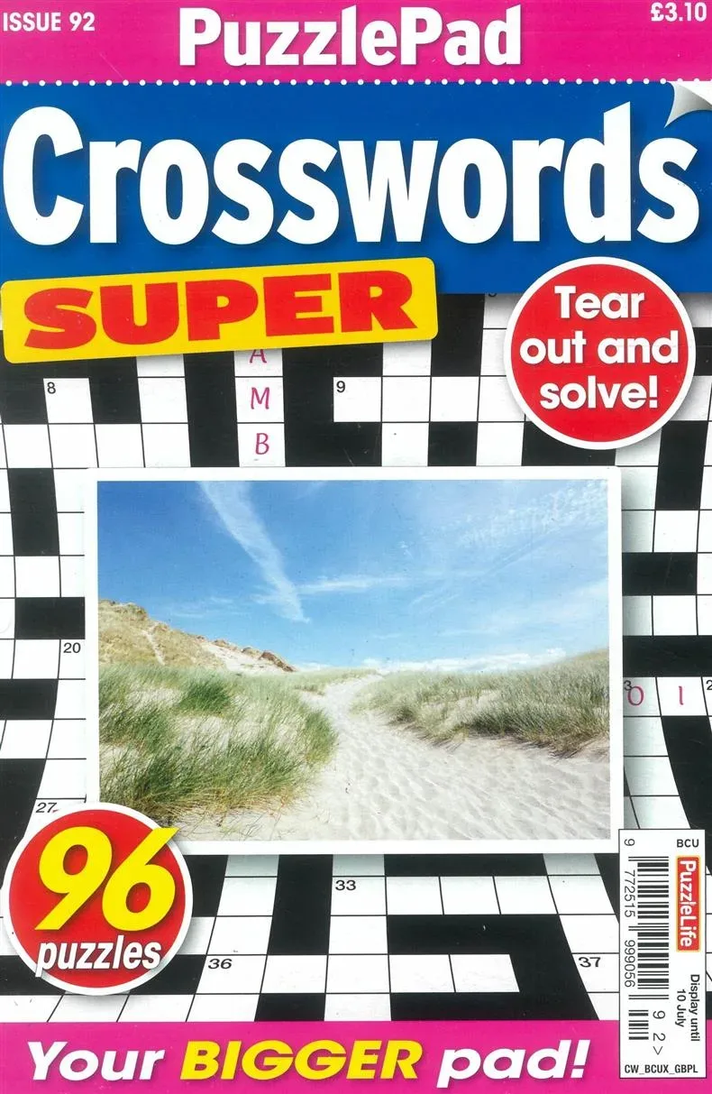Puzzlelife Puzzlepad Crossword Magazine 1