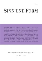 Sinn und Form (German) 1